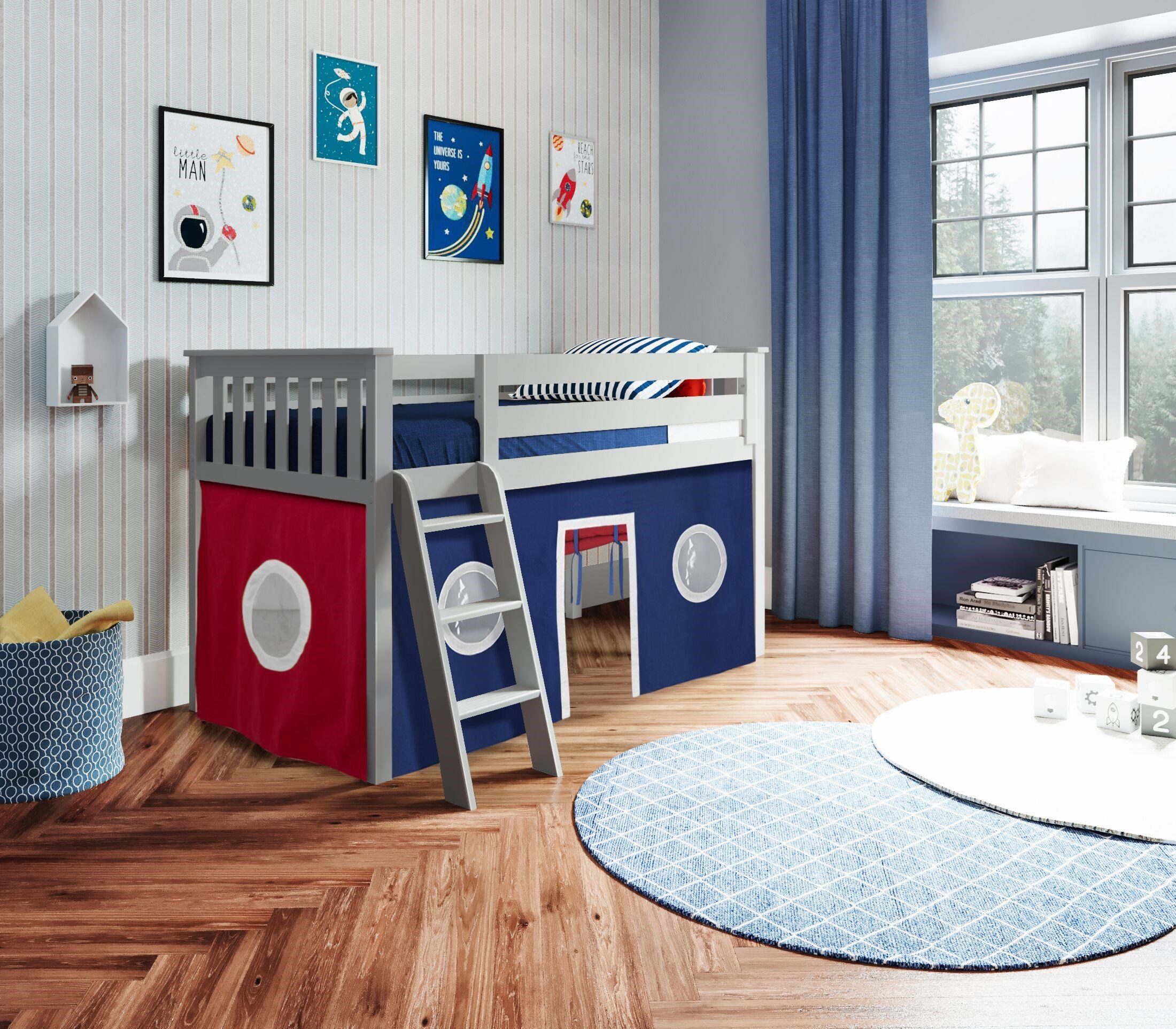 Jackpot loft bed sales with slide